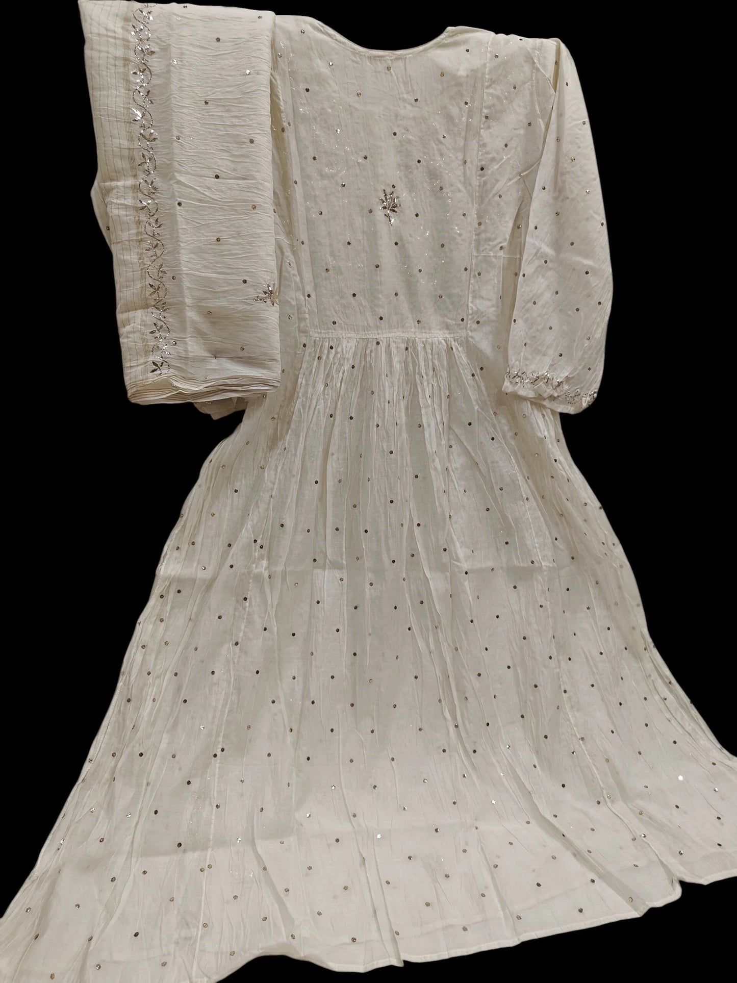 Mul Mukesh Kamdani Gown - Semi stitched