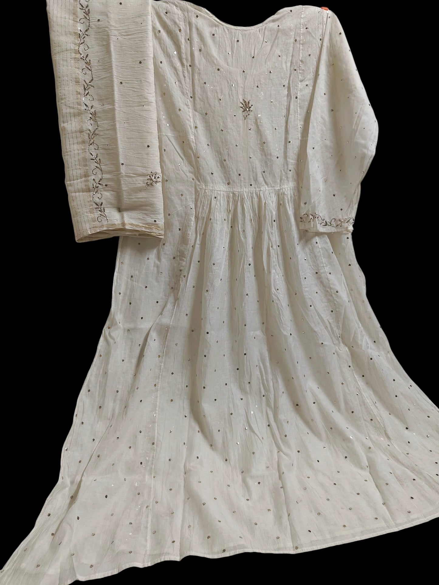 Mul Mukesh Kamdani Gown - Semi stitched