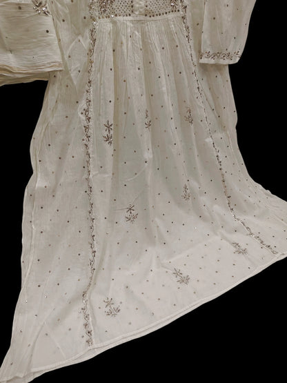 Mul Mukesh Kamdani Gown - Semi stitched