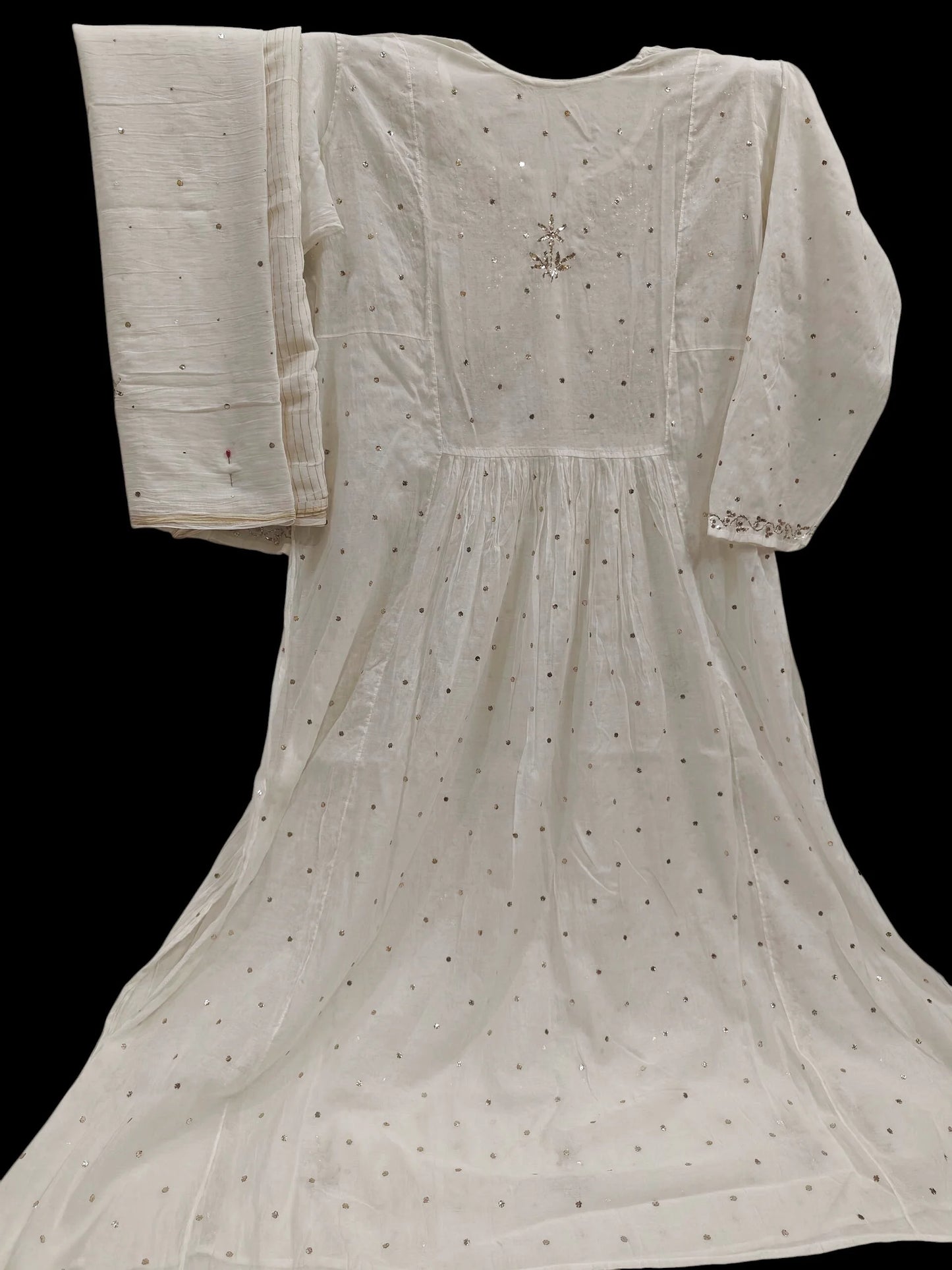 Mul Mukesh Kamdani Gown - Semi stitched