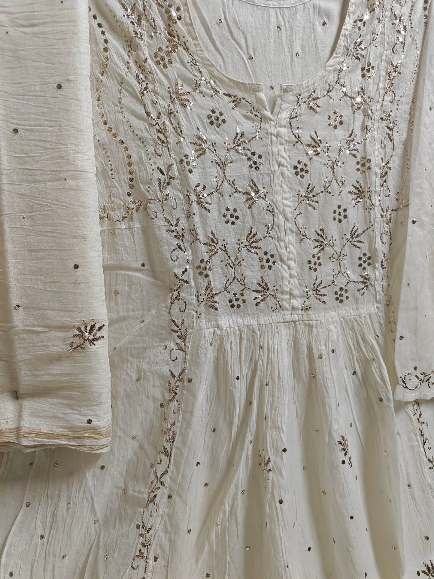 Mul Mukesh Kamdani Gown - Semi stitched