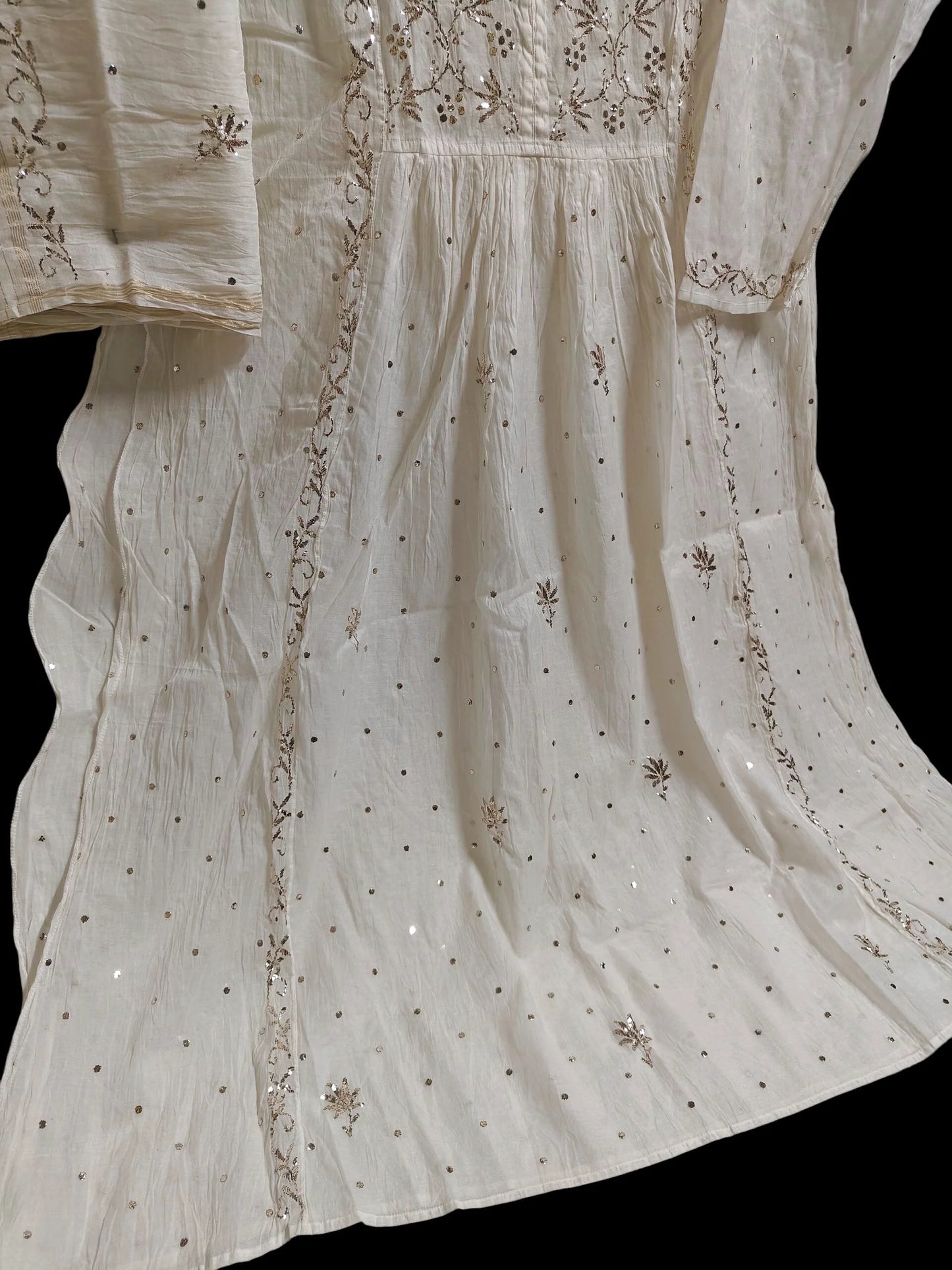 Mul Mukesh Kamdani Gown - Semi stitched