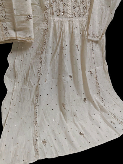 Mul Mukesh Kamdani Gown - Semi stitched