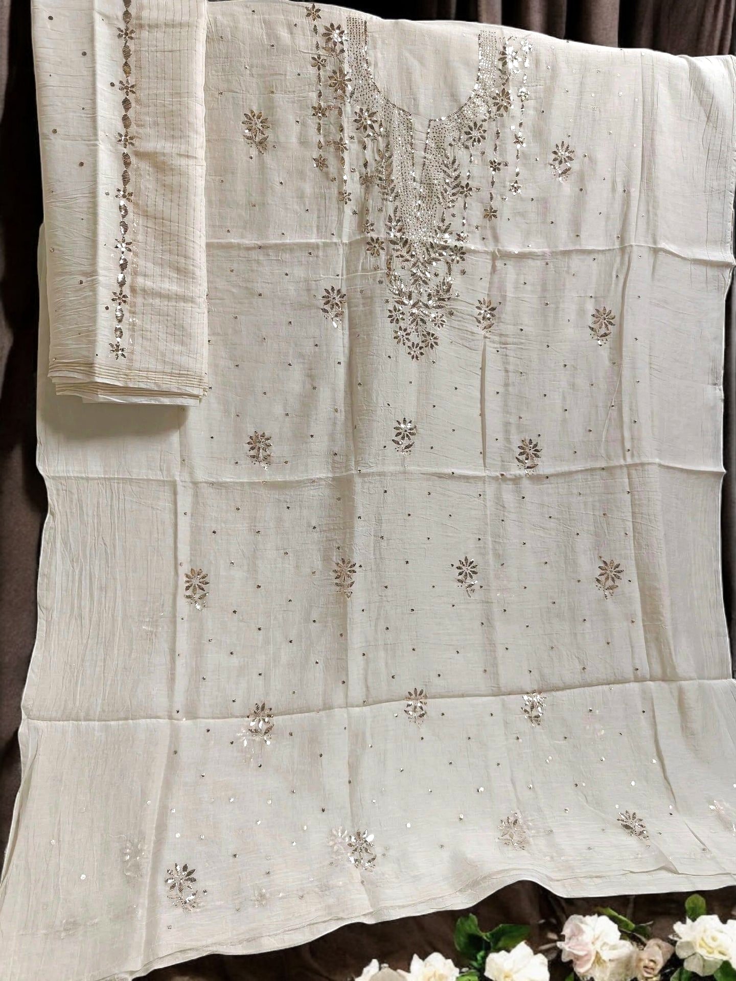 Mul Mukesh Kamdani Suit - Un-stitched