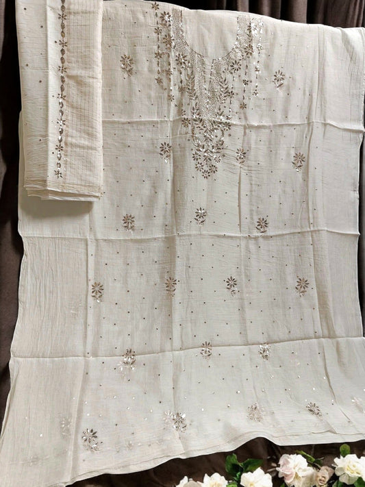 Mul Mukesh Kamdani Suit - Un-stitched