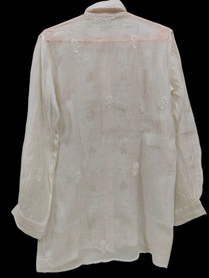 Mul Embroidered Shirt - Kasab Work