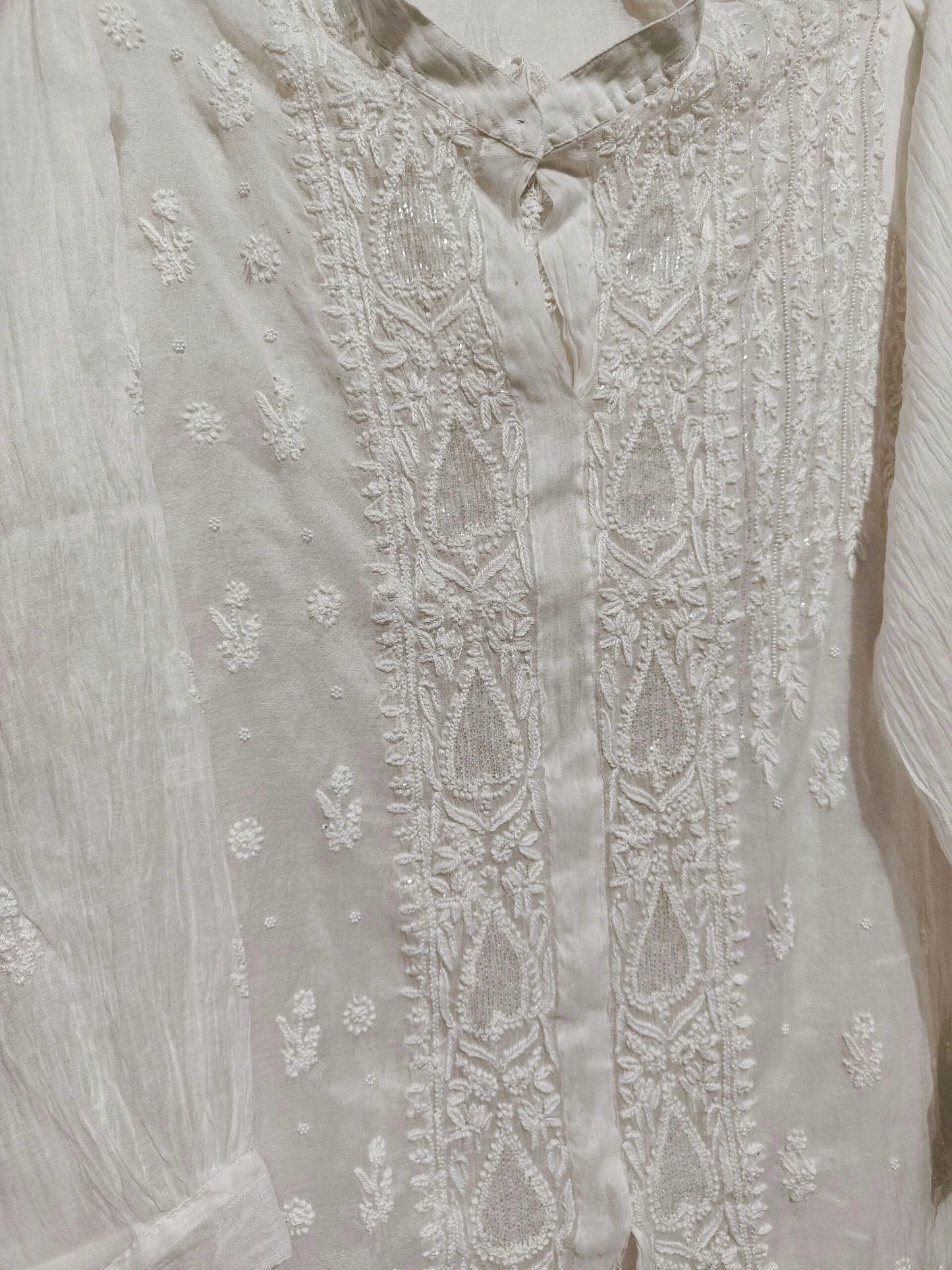 Mul Co-ord Set - Moti Cut Dana work
