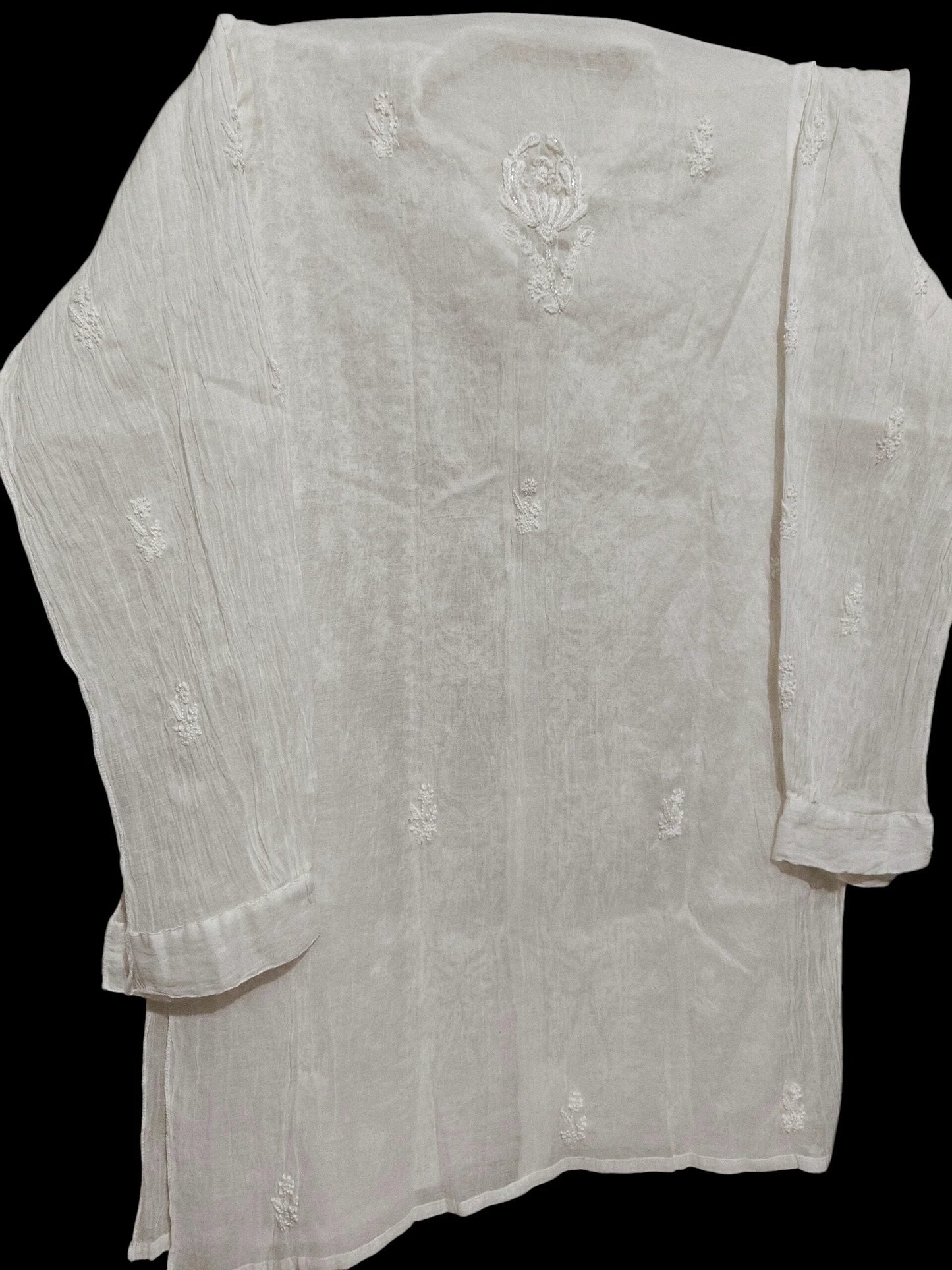 Mul Co-ord Set - Moti Cut Dana work