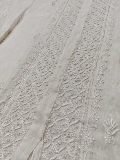 Mul Co-ord Set - Moti Cut Dana work