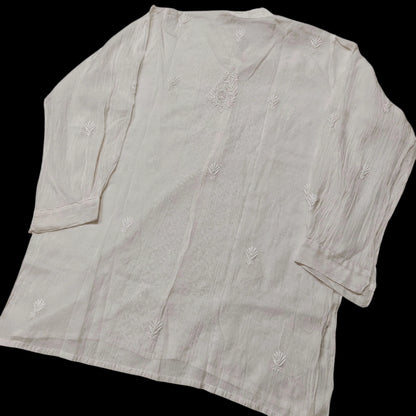 Mul Co-ord Set - Moti Cut Dana work