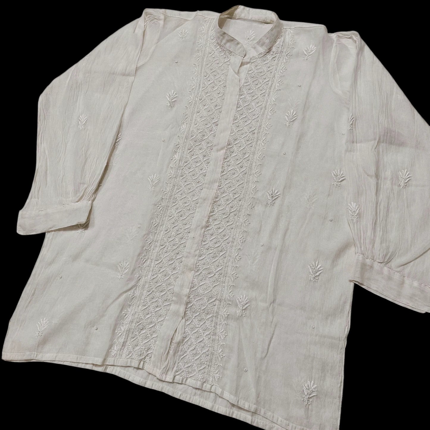 Mul Co-ord Set - Moti Cut Dana work