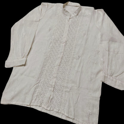 Mul Co-ord Set - Moti Cut Dana work