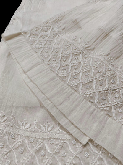 Mul Co-ord Set - Moti Cut Dana work